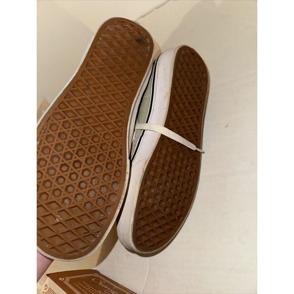 VANS Green Tops Lace Up Sneaker Men 5.5 Womens 7 - Picture 10 of 10